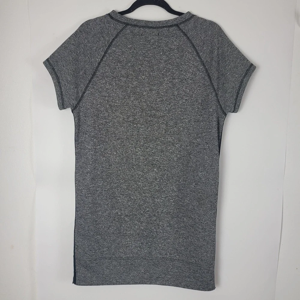 Madewell Midi Dress XS Womens Grey Short Sleeve Crew Neck Pockets Pullover - Picture 9 of 11